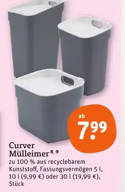 tegut Curver mülleimer 5 l Angebot