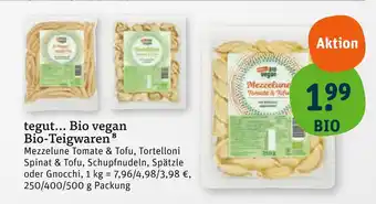 tegut Tegut... mezzelune tomate & tofu Angebot
