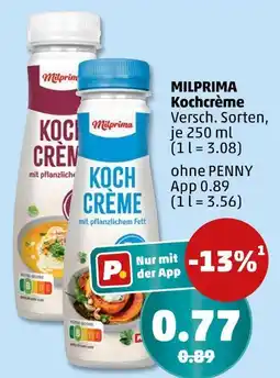 PENNY Milprima kochcrème Angebot