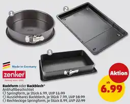 PENNY Zenker backform oder backblech Angebot
