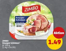 PENNY Zimbo knusper schinken Angebot