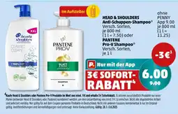 PENNY Head & shoulders oder pantene anti-schuppen-shampoo oder pro-v shampoo Angebot