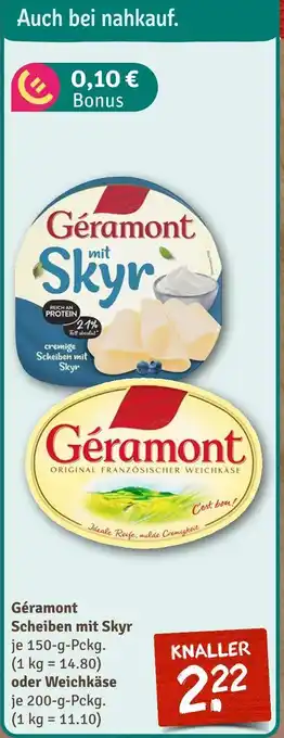 nahkauf Géramont scheiben mit skyr Angebot