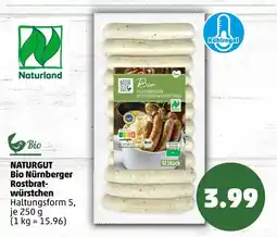 PENNY Naturgut bio nürnberger rostbratwürstchen Angebot
