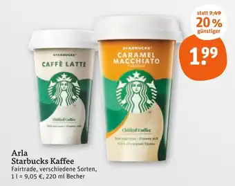 tegut Starbucks caffè latte Angebot