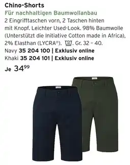Tchibo Chino-shorts navy Angebot