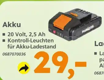 Globus Baumarkt Akku Angebot