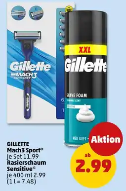 PENNY Gillette mach3 sport Angebot