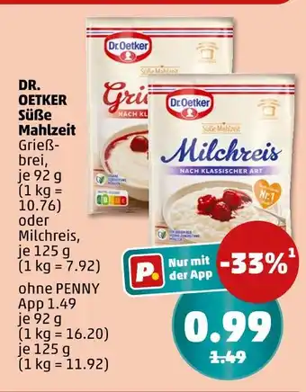 PENNY Dr. oetker mahlzeit Angebot