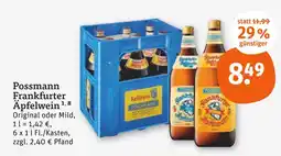 tegut Possmann frankfurter apfelwein original Angebot