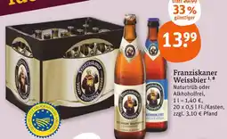tegut Franziskaner weissbier naturtrüb Angebot