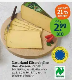 tegut Naturland käserebellen bio-wiesen-rebell Angebot