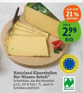 tegut Naturland käserebellen bio-wiesen-rebell Angebot