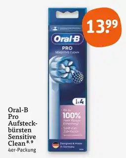 tegut Oral-b pro aufsteckbürsten sensitive clean Angebot