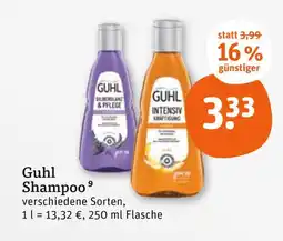 tegut Guhl silberglanz & pflege shampoo Angebot
