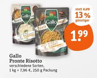 tegut Gallo pronte risotto riso al curry Angebot