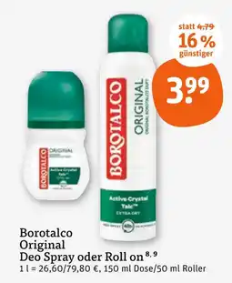 tegut Borotalco original deo spray Angebot