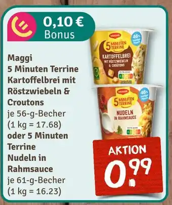 nahkauf Maggi 5 minuten terrine kartoffelbrei mit röstzwiebeln & croutons Angebot