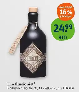 tegut The illusionist bio-dry-gin Angebot