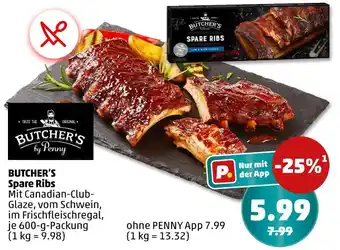 PENNY Butcher's by penny spare ribs Angebot