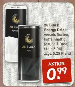 nahkauf 28 black energy drink acai Angebot