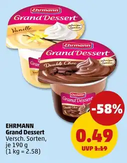 PENNY Ehrmann grand dessert vanille Angebot