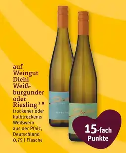 tegut Weingut diehl weißburgunder oder riesling Angebot