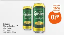 tegut Gösser naturradler Angebot