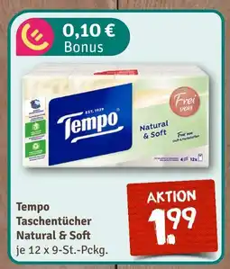 nahkauf Tempo taschentücher natural & soft Angebot