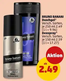 PENNY Bruno banani duschgel oder deospray Angebot