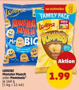 PENNY Lorenz monster munch oder pommels Angebot