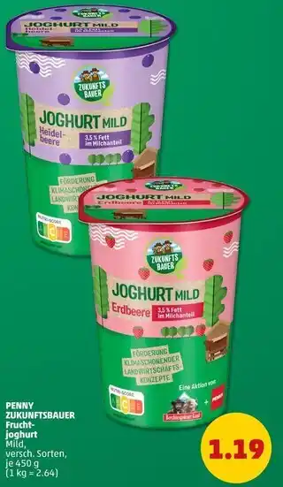 PENNY Zukunftsbauer fruchtjoghurt Angebot