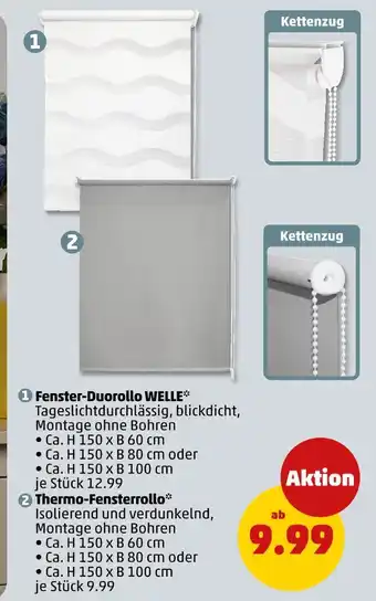 PENNY Fenster-duorollo welle oder thermo-fensterrollo Angebot