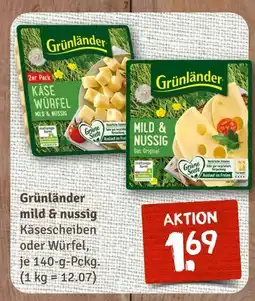 nahkauf Grünländer mild & nussig käsescheiben Angebot