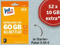nahkauf Ja! mobil prepaid smart max 60 gb allnet flat Angebot