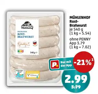 PENNY Mühlenhof rost-bratwurst Angebot