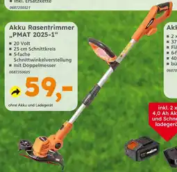 Globus Baumarkt Akku rasentrimmer pmat 2025-1 Angebot