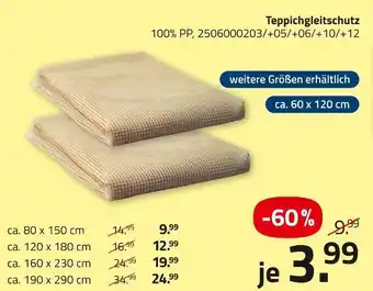 ROLLER Teppichgleitschutz Angebot