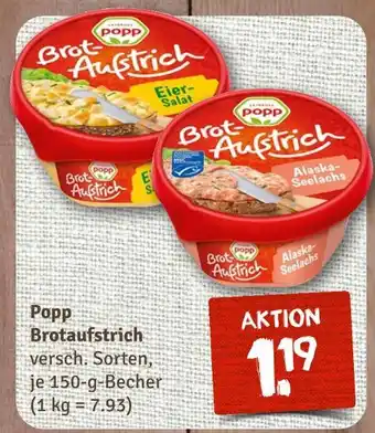 nahkauf Popp brotaufstrich eier-salat Angebot