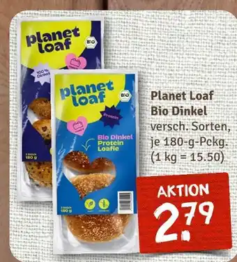 nahkauf Planet loaf bio dinkel protein loafie Angebot