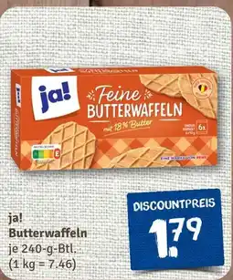 nahkauf Ja! butterwaffeln Angebot