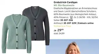Tchibo Grobstick-cardigan Angebot