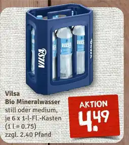 nahkauf Vilsa bio mineralwasser still oder medium Angebot