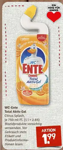 nahkauf Wc-ente total aktiv gel citrus splash Angebot
