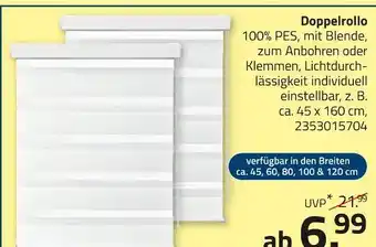 ROLLER Doppelrollo Angebot