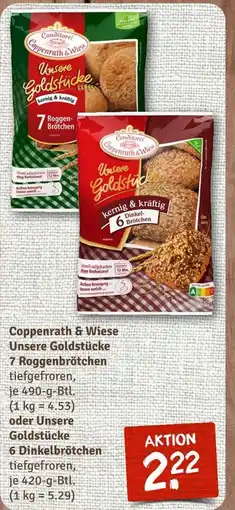 nahkauf Coppenrath & wiese unsere goldstücke 7 roggenbrötchen Angebot