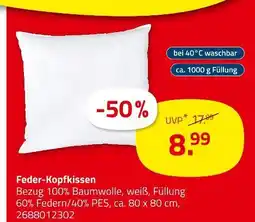ROLLER Feder-kopfkissen Angebot