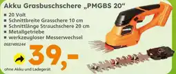 Globus Baumarkt Akku grasbuschschere pmgbs 20 Angebot