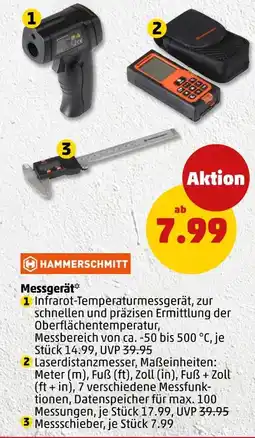 PENNY Hammerschmitt infrarot-temperaturmessgerät Angebot