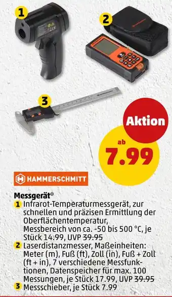 PENNY Hammerschmitt infrarot-temperaturmessgerät Angebot